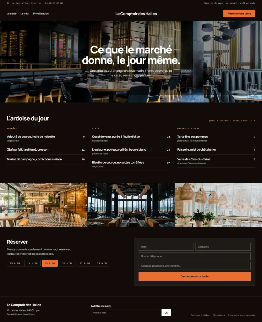 Aperçu du site Coutures d’Ana, retoucherie à Montpellier