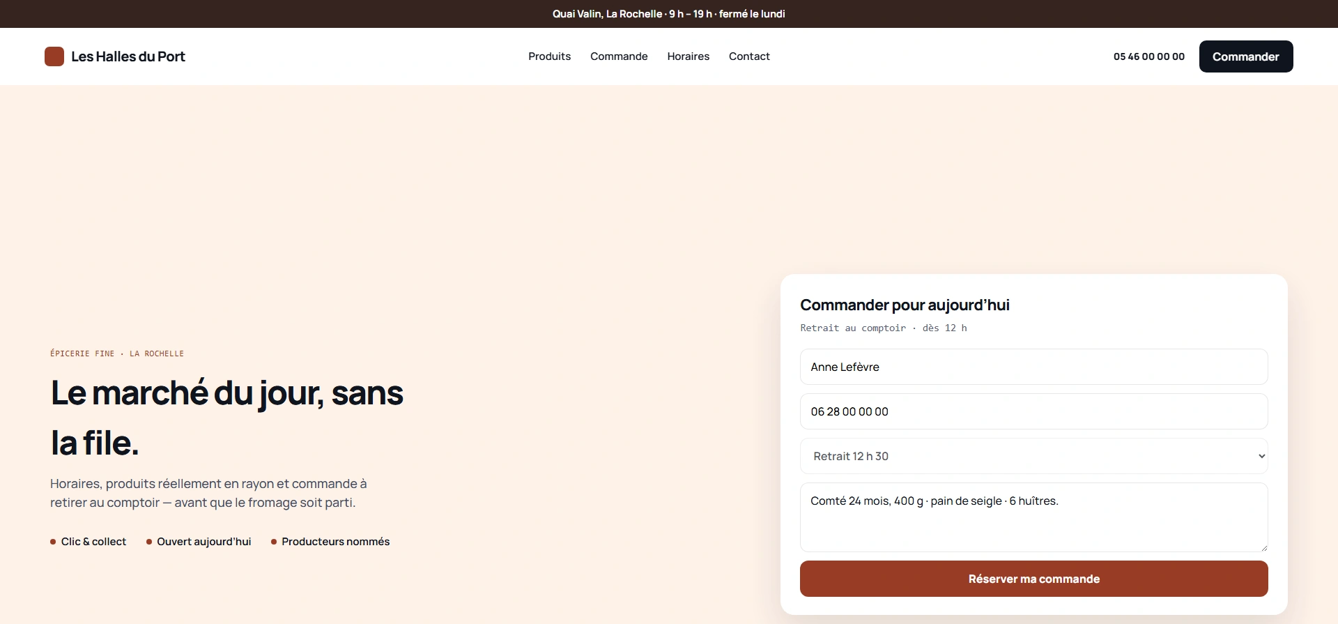 Exemple de site producteur de safran sur mobile et ordinateur
