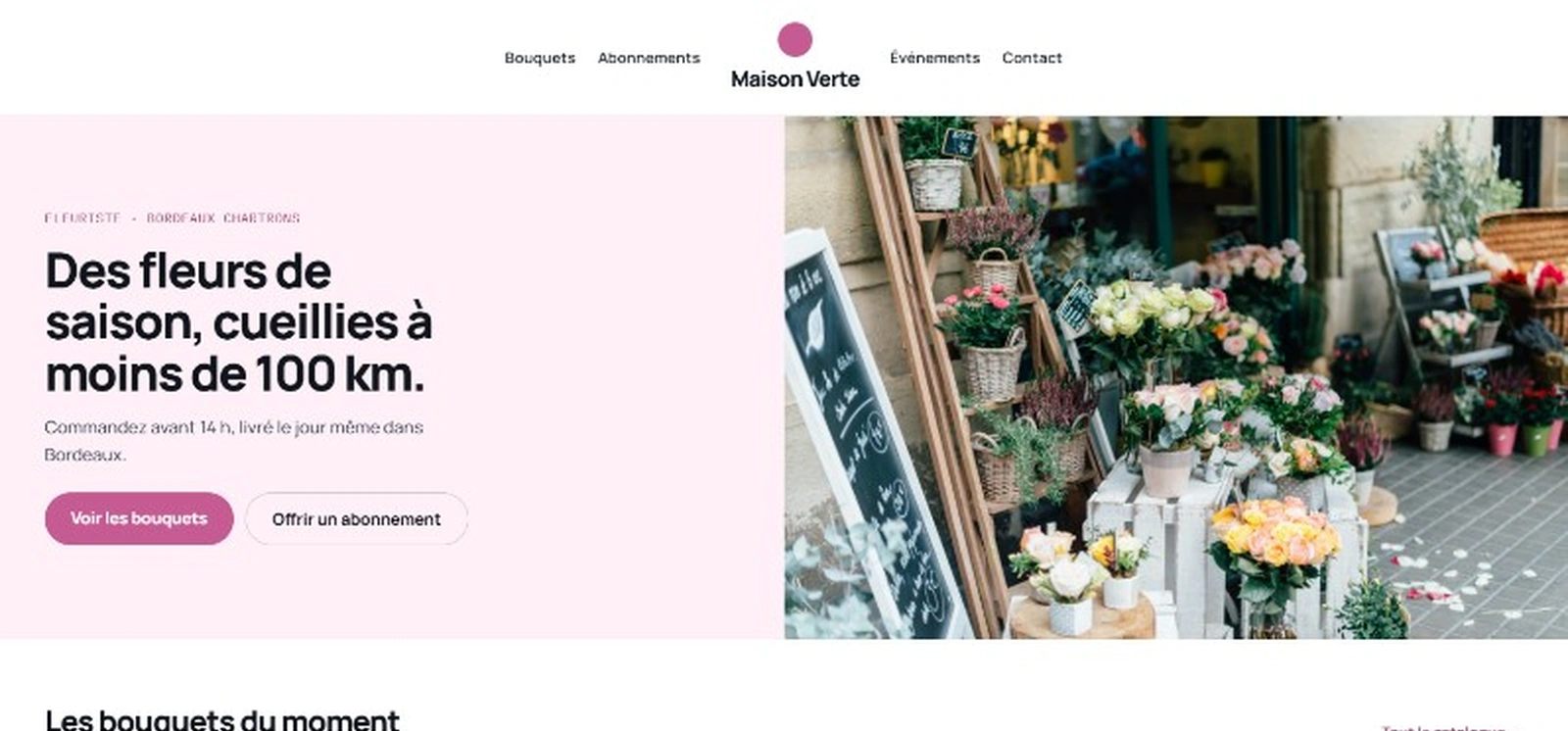 Exemple de site magasin bio sur mobile et ordinateur