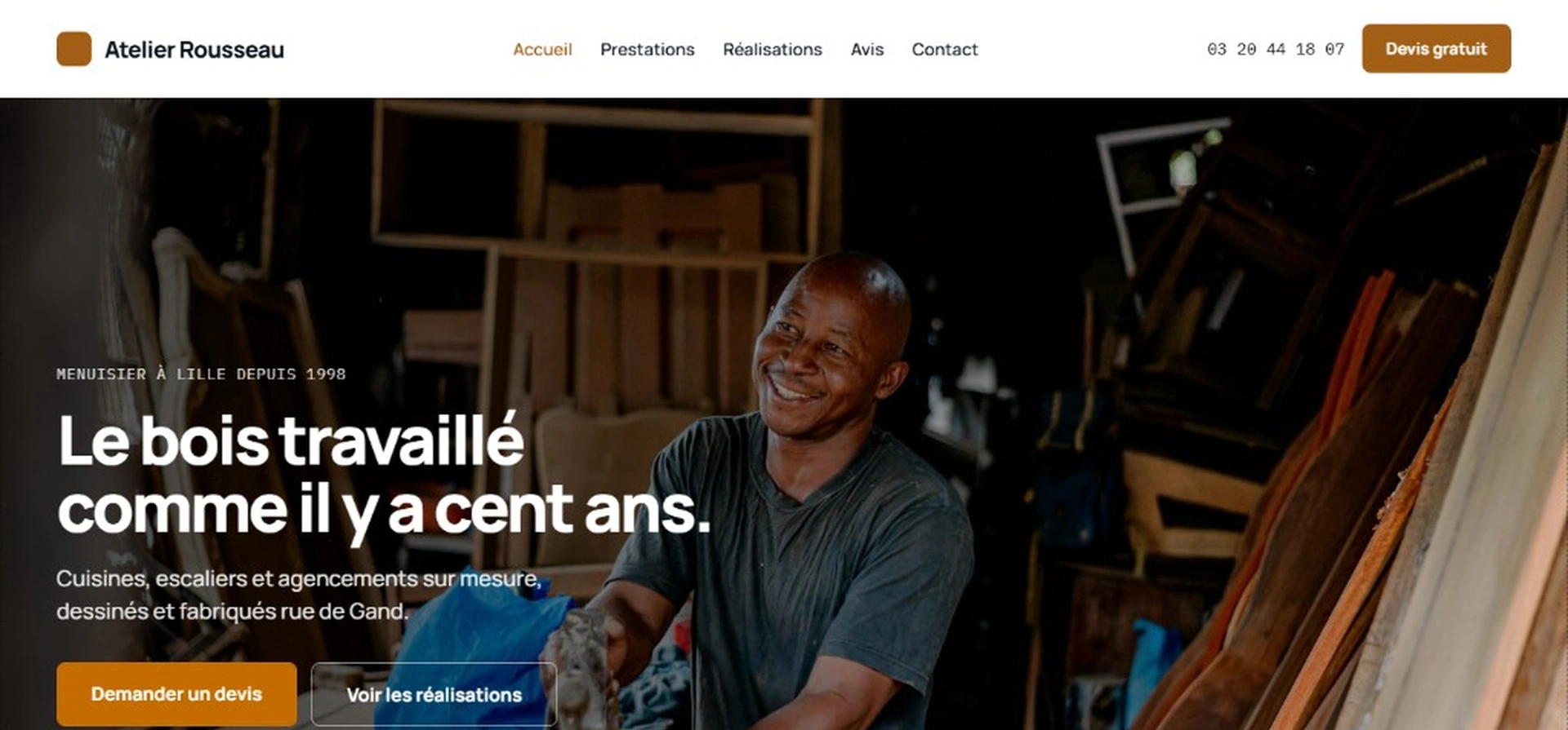 Exemple de réalisation pour traitement de surface
